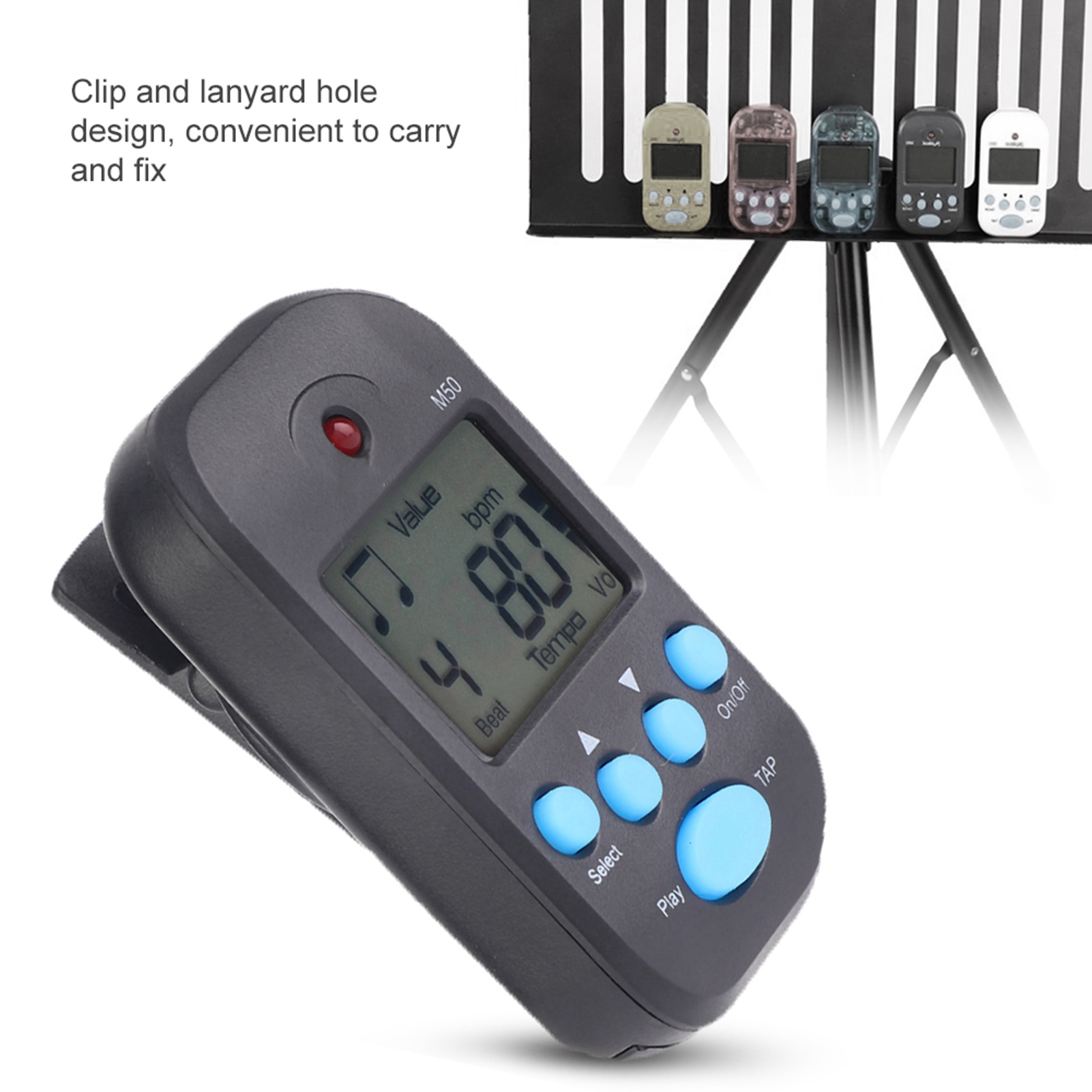 Violin Musical Instrument - Mini Metronom Professionelle Clip-On LCD Digital