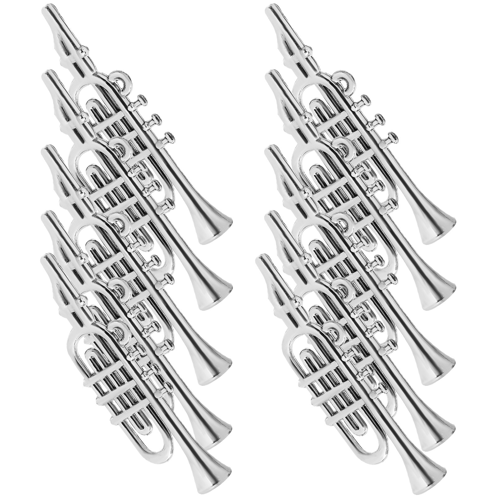 Musical Instrument Xmas Ornaments - 20 Stück Weihnachtsbaum-Dekoration Mini-Plastik-Musikinstrumente Weihnachts-Hängeornamente Miniatur-Instrumente