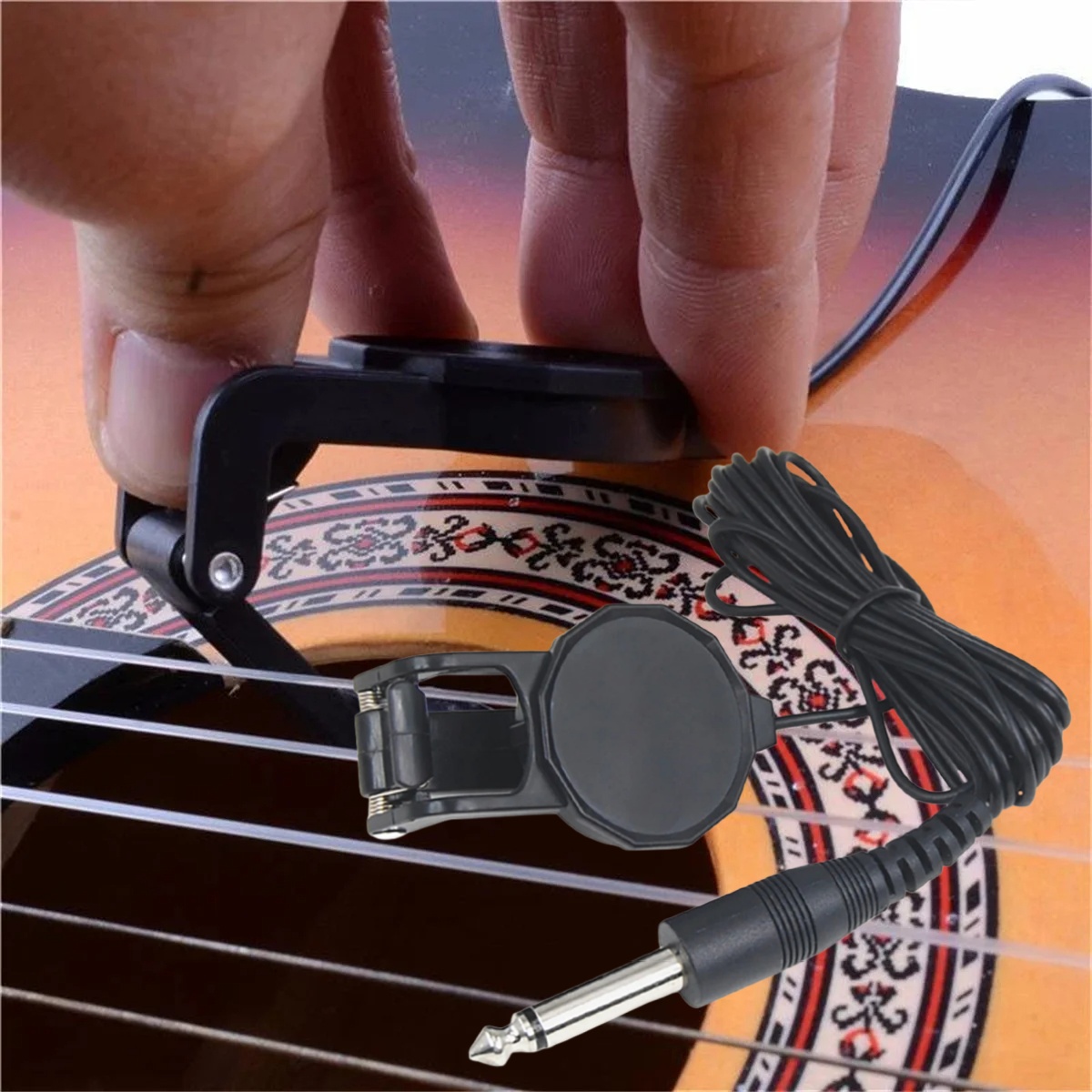 Violin Musical Instrument - Audio Jack Clip On Pickup/2,5 M