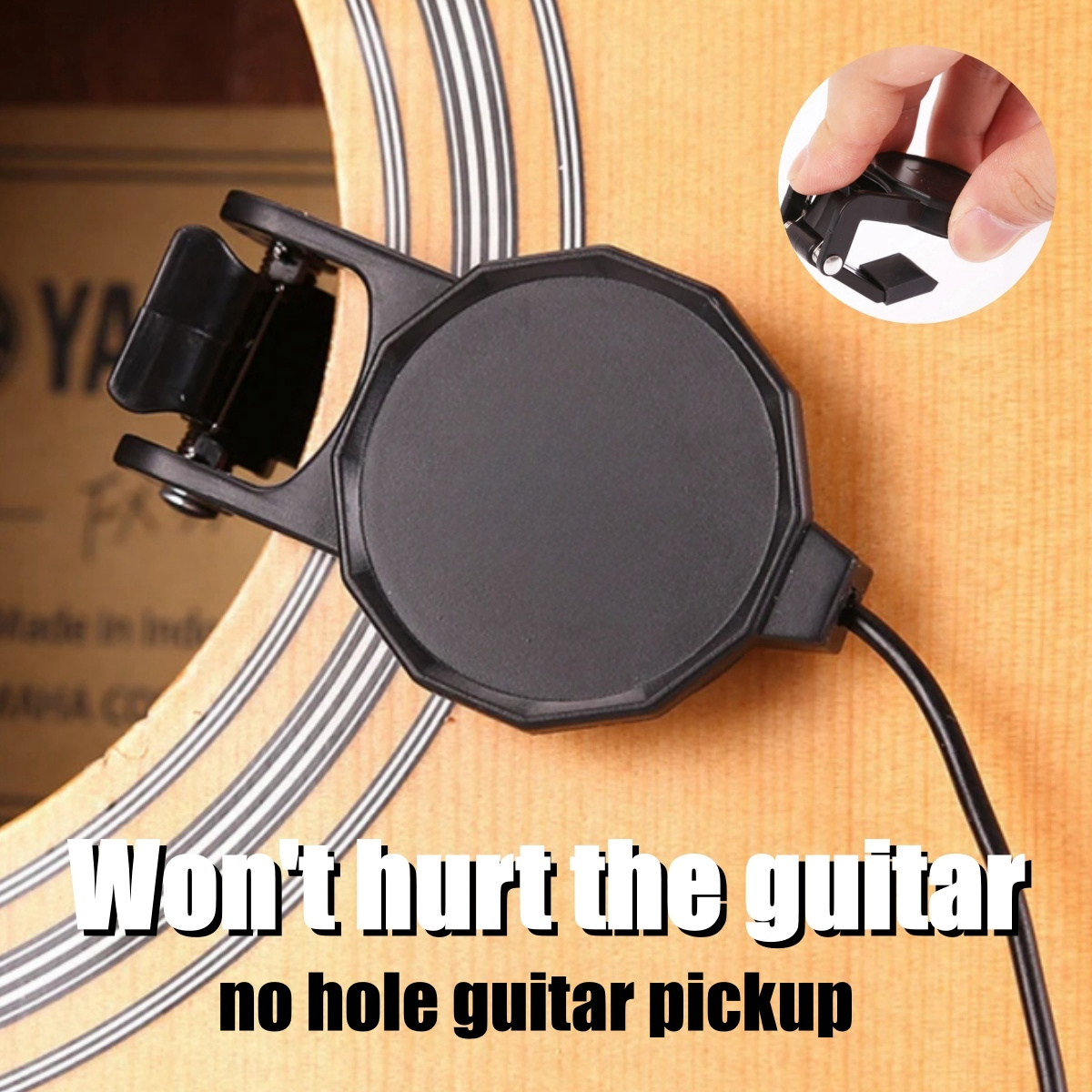 Violin Musical Instrument - Audio Jack Clip On Pickup für