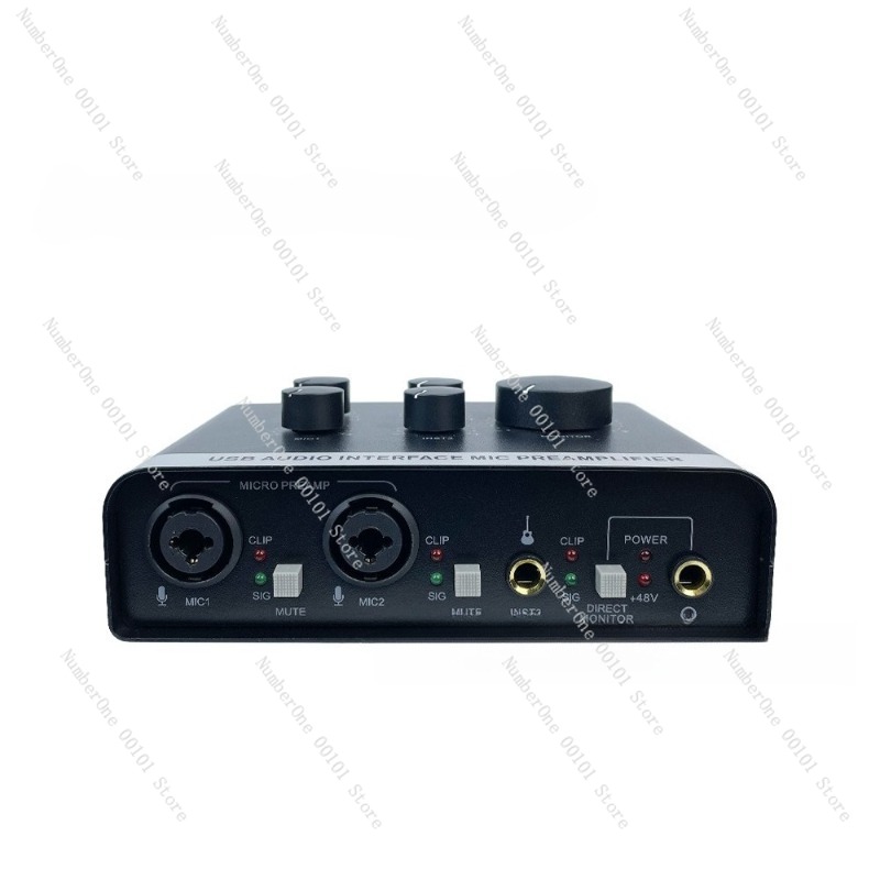 Musical Instrument Videos - Externe USB-Soundkarte mit 48-V-Netzteil für die