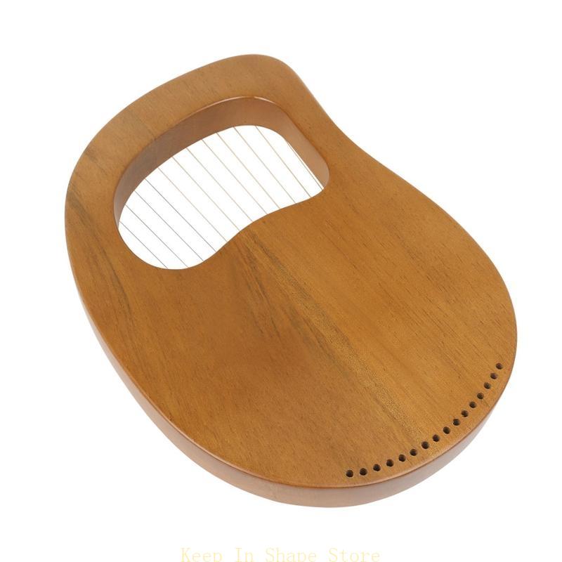Musical Instrument Symbols - U1JC 16 String Mahagoni Lyre Harp,