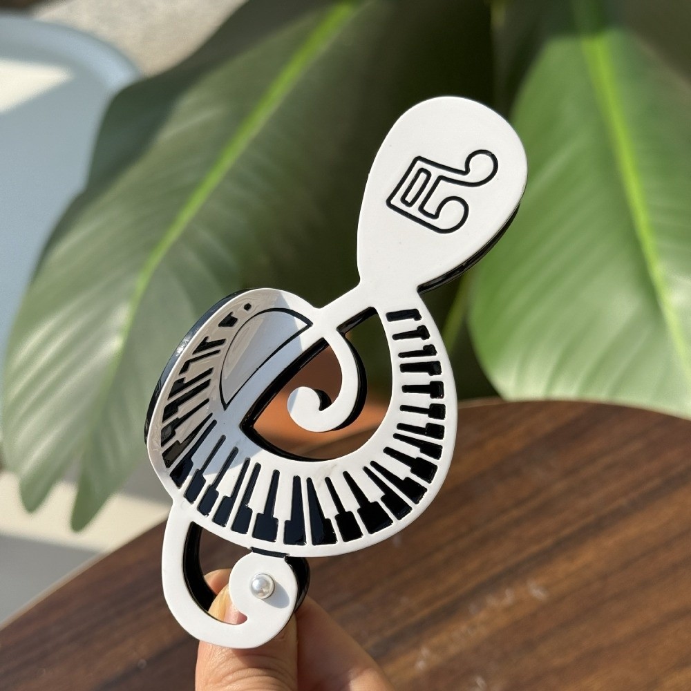 Musical Instrument Videos - Neue Haarklammer aus Acetat, große Haarklammer