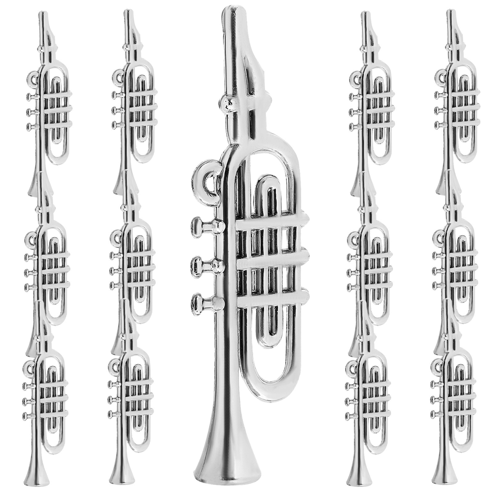 Musical Instrument Xmas Ornaments - 20-teiliges Set mit kleinen Musikinstrumenten, Weihnachtsminiaturen,