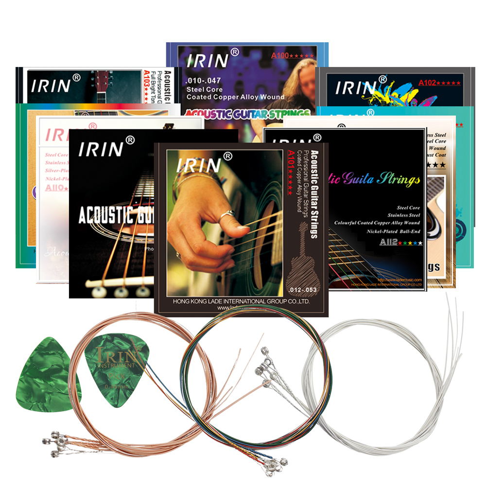 Musical Instrument Strings - Irin akustische Gitarren saiten mit Picks