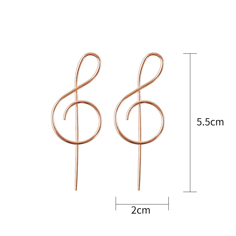 2021 Trendige Musiksymbol-Ohrr – Musical Instrument Symbols Bewertung und Preis