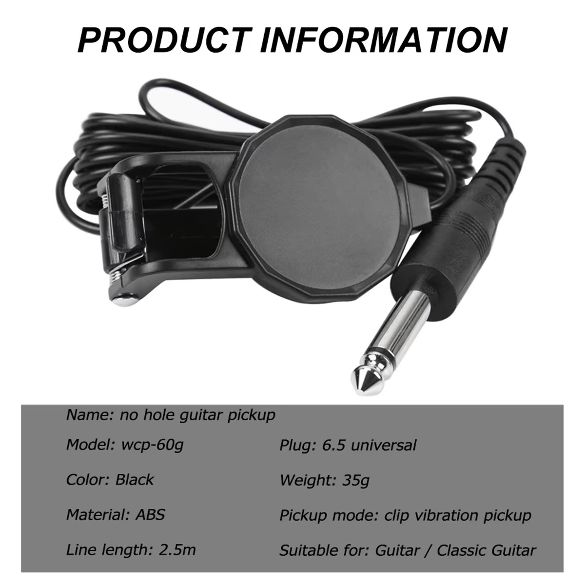 Audio Jack Clip On Pickup/2,5  – Violin Musical Instrument Bewertung und Preis