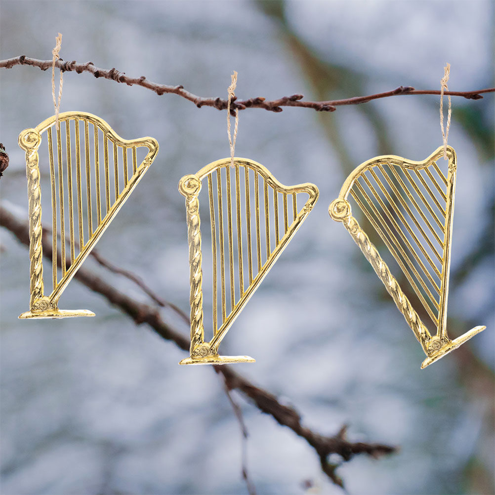 15 Stück Miniatur-Harfen Weihn – Musical Instrument Xmas Ornaments Bewertung und Preis
