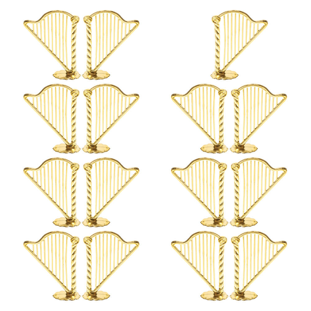 15 Stück Miniatur-Harfen Weihn – Musical Instrument Xmas Ornaments Bewertung und Preis