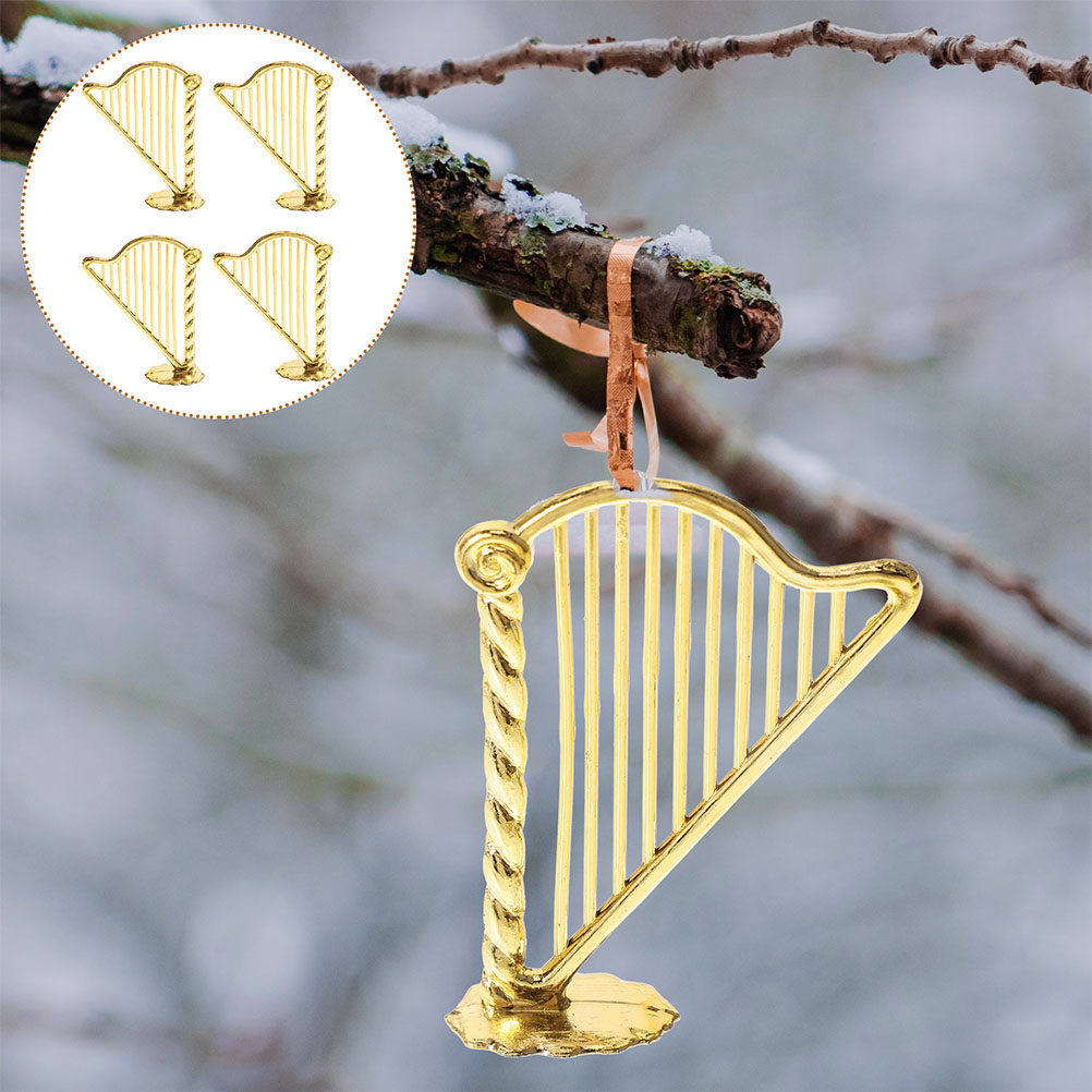 15 Stück Miniatur-Harfen Weihn – Musical Instrument Xmas Ornaments Bewertung und Preis