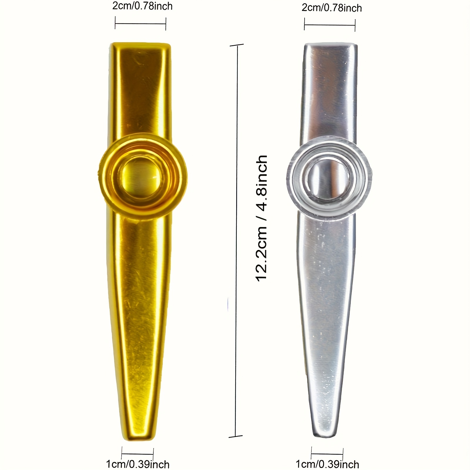 7 Stück Metall-Kazoos, schlich – Violin Musical Instrument Bewertung und Preis