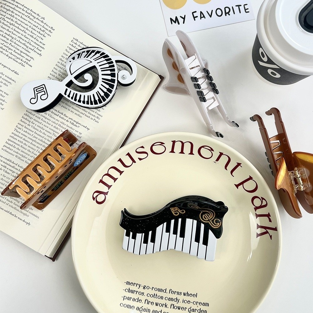 Neue Haarklammer aus Acetat in – Musical Instrument Videos Bewertung und Preis