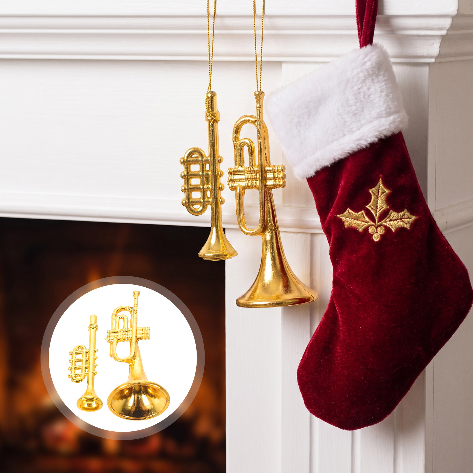 20 Stück Mini-Musikinstrument- – Musical Instrument Xmas Ornaments Bewertung und Preis