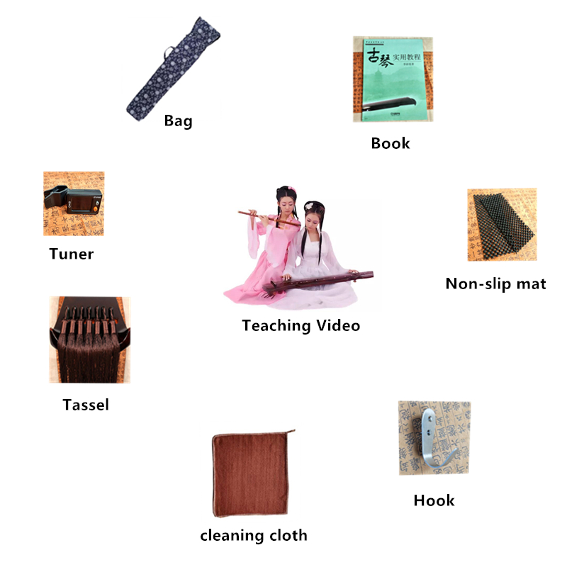 SevenAngel Guqin HunDun 7-sait – Musical Instrument Videos Bewertung und Preis