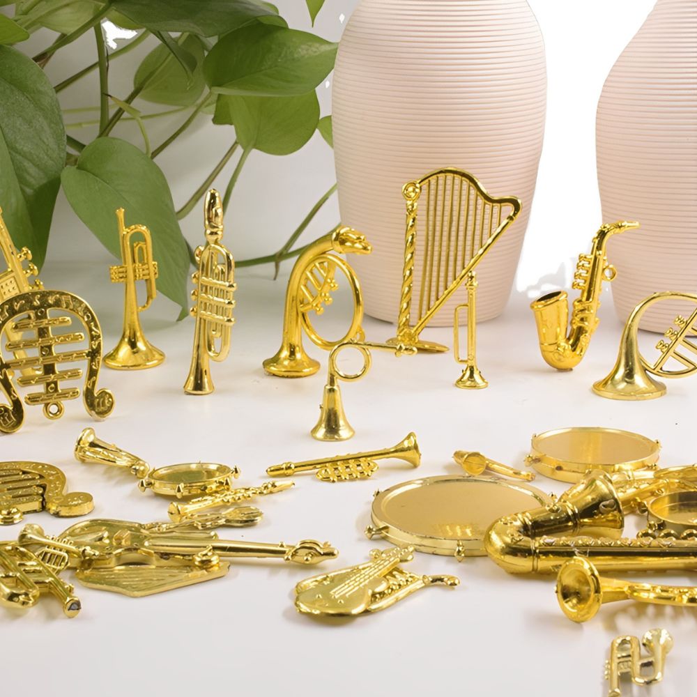 6/10 Stück zufällige kleine go – Musical Instrument Xmas Ornaments Bewertung und Preis