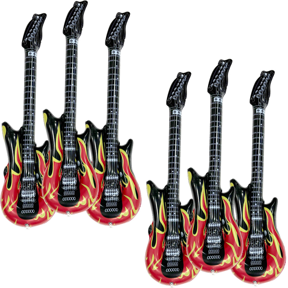 6-teiliges Aufblasbares Flamme – Musical Instrument Games Bewertung und Preis