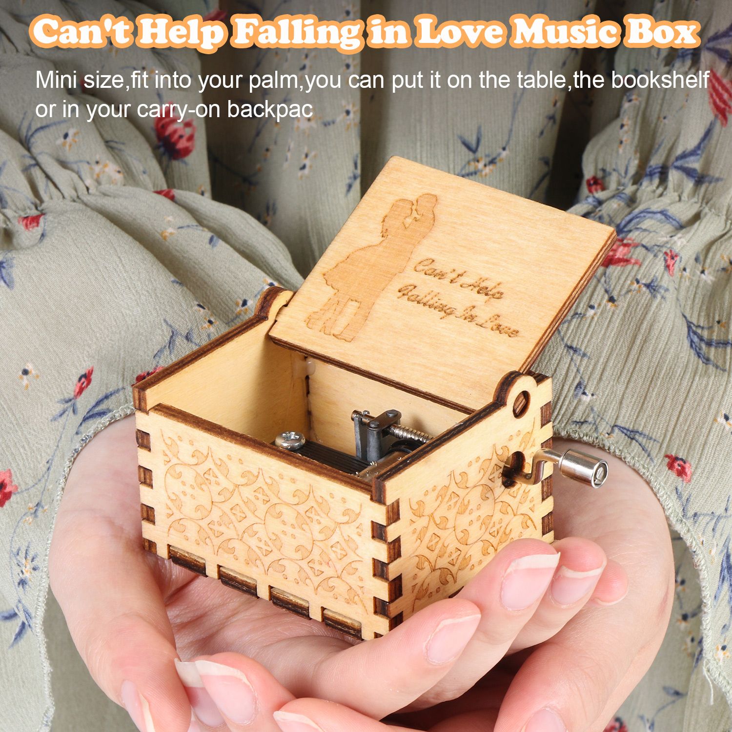 Vintage Gravur Holz Musik Box  – Musical Instrument Handpan Bewertung und Preis