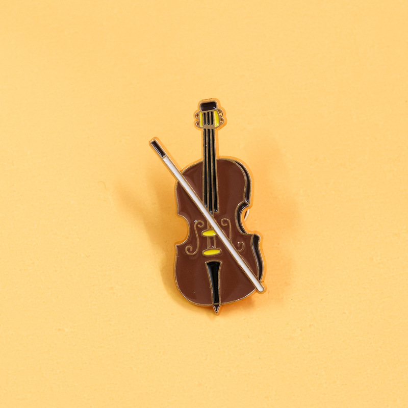 Cartoon Violine Emaille Pin Ab – Musical Instrument Symbols Bewertung und Preis