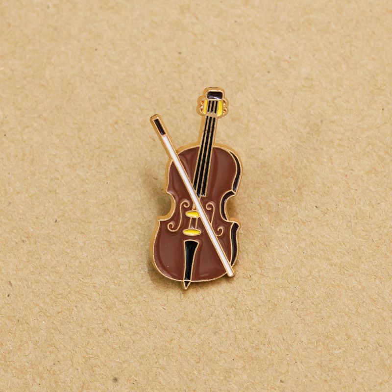 Cartoon Violine Emaille Pin Ab – Musical Instrument Symbols Bewertung und Preis